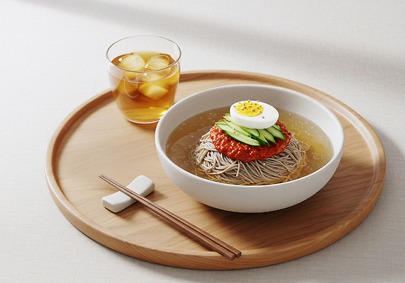 JPG 편집이미지 한식 음식 채소 쟁반 여름 계란 식사 면류 갈증 냉면 다과 건강식 해소 편집실사 AI포토 AI콘텐츠 계절 컨셉 디저트 여름음식 알 CG 파일형식