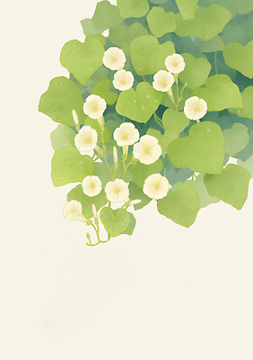 JPG 나무 식물 꽃 백그라운드 잎 일러스트 자연 생명 미소 풍경 초록색 여름 산책 생태 테두리 청록색 조화 뷰티풀 순간 국내일러스트 AI일러스트 AI콘텐츠 계절 컬러 휴식 표정 생태계 파일형식