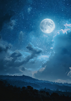 JPG 구름 편집이미지 별 자연 하늘 산 풍경 빛 평화 우주 어둠 보름달 밤 이미지 풍요 이미지편집 AI컴퓨터그래픽 AI콘텐츠 자연요소 컨셉 견과류 달 생태계 파일형식