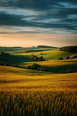JPG 식물 편집이미지 농업 자연 날씨 풍경 초원 파란색 농작물 햇빛 평화 농촌 저녁 언덕 편집실사 AI포토 AI콘텐츠 산업 컬러 컨셉 태양 시골 야간 CG 생태계 파일형식