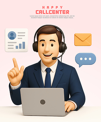 PSD 편집이미지 그래프 친절 직장 기술 노트북 헤드셋 메시지 이메일 직원 서비스 상담 텔레마케팅 소통 편집3D 음향기기 컨셉 회사 전자제품 3D 헤드폰 서비스업 파일형식