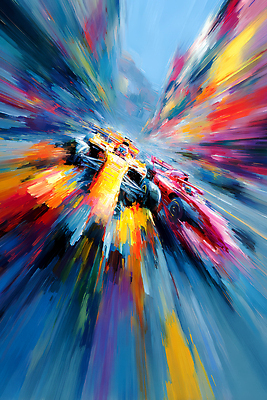 JPG 도로 예술 스포츠 컬러 일러스트 자동차 풍경 달리기 경쟁 운전 경주 레이싱 자동차경주 도시 화려 속도 역동적 국내일러스트 AI일러스트 AI콘텐츠 길 육상교통 컨셉 교통시설 모션 시합 경상북도 파일형식