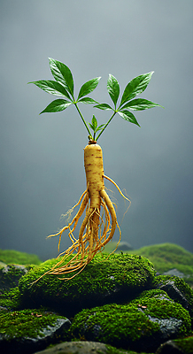 JPG 식물 편집이미지 자연 건강 이끼 환경 한의학 성장 바위 인삼 약초 생태계 뿌리 이미지편집 AI컴퓨터그래픽 AI콘텐츠 의학 돌_바위 풀_식물 삼 파일형식