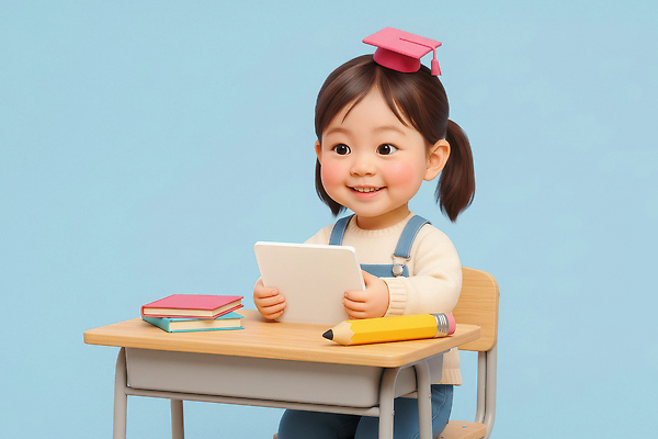 JPG 편집이미지 교육 어린이 백그라운드 웃음 소녀 일상 책 학습 태블릿 연필 귀여움 책상 즐거움 이미지편집 AI컴퓨터그래픽 AI콘텐츠 여자 감정 가구 컨셉 학용품 표정 사람 라이프 전자제품 스마트기기 필기구 파일형식