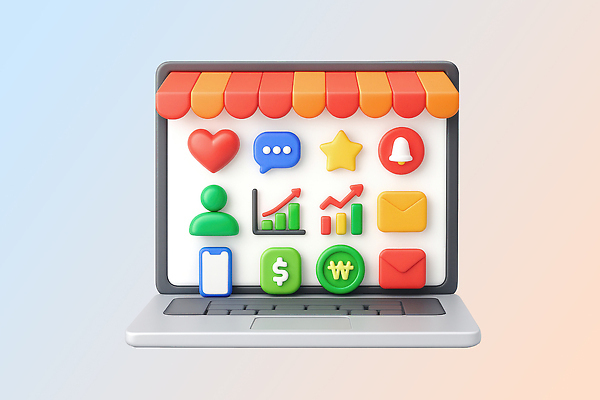 PSD 편집이미지 인터넷 그래프 사랑 노트북 디지털 자료 거래 이메일 알림 분석 소통 마케팅 사용자 편집3D 감정 컨셉 전자제품 3D 파일형식