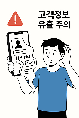 남자 일러스트 기술 경고 스마트폰 스크린 정보 메시지 소식 보호 불안 위협 사이버 알림 걱정 보안 소통 개인정보 국내일러스트 AI파일 감정 컨셉 안전 사람 핸드폰 스마트기기 파일형식 벡터