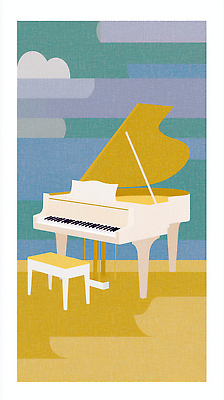 JPG 구름 디자인 예술 음악 컬러 연주 의자 일러스트 하늘 풍경 해변 장식 여름 소리 피아노 그림 그랜드피아노 뷰티풀 창의성 국내일러스트 AI일러스트 AI콘텐츠 자연요소 계절 바다 가구 문화예술 건반악기 파일형식