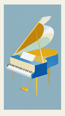 JPG 디자인 포스터 예술 음악 컬러 하늘색 백그라운드 패턴 일러스트 추상 장식 초록색 인테리어 노란색 피아노 오브젝트 심플 창의성 창작 국내일러스트 AI일러스트 AI콘텐츠 무늬 문화예술 파란색 건반악기 파일형식