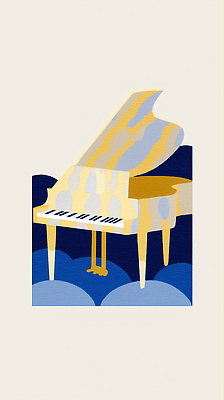 JPG 구름 디자인 감정 예술 음악 컬러 백그라운드 일러스트 추상 그래픽 평화 표현 분위기 피아노 작품 감성 그랜드피아노 조화 색감 창의성 국내일러스트 AI일러스트 AI콘텐츠 자연요소 컨셉 무늬 문화예술 미술 건반악기 파일형식