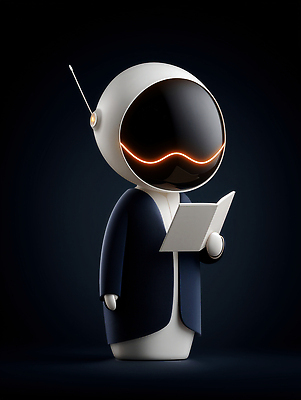 JPG 편집이미지 디자인 예술 미래 기술 실험 사람 책 독서 교양 로봇 스타일 AI_인공지능 편집3D AI컴퓨터그래픽 AI콘텐츠 컨셉 3D 파일형식