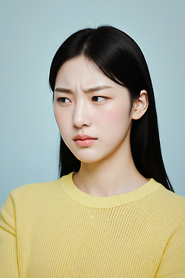 JPG 모델 편집이미지 헤어스타일 패션 감정 얼굴 생각 표정 뷰티 사진촬영 파란배경 불만 뷰티풀 의료성형뷰티 스타일 편집실사 AI인물포토 AI콘텐츠 백그라운드 신체부위 파란색 촬영 CG 파일형식 AI포토