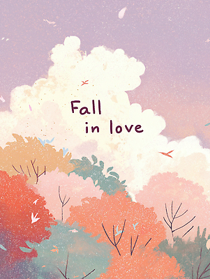 JPG 나무 구름 계절 열매 컬러 단풍 잎 일러스트 자연 하늘 사랑 미소 풍경 고요 가을 숲 감성 조화 뷰티풀 국내일러스트 AI일러스트 AI콘텐츠 자연요소 식물 감정 컨셉 표정 생태계 파일형식