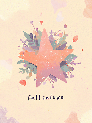 JPG 식물 디자인 표지 꽃 포스터 별 일러스트 캘리그라피 자연 따뜻함 사랑 그래픽 인테리어 그림 화사함 감성 색감 아기자기 국내일러스트 AI일러스트 AI콘텐츠 자연요소 감정 컨셉 생태계 파일형식