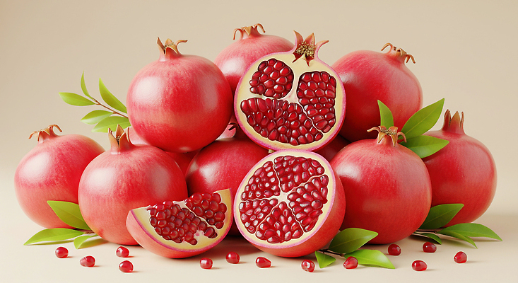 JPG 식물 편집이미지 음식 자연 건강 빨간색 여름 원예 석류 비타민 편집실사 AI포토 AI콘텐츠 계절 컬러 과일 취미 CG 생태계 영양소 파일형식