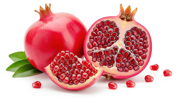 JPG 식물 편집이미지 잎 과일 자연 디저트 건강 요리 빨간색 여름 식사 신선 알맹이 석류 비타민 편집실사 AI포토 AI콘텐츠 계절 음식 컬러 CG 생태계 영양소 파일형식