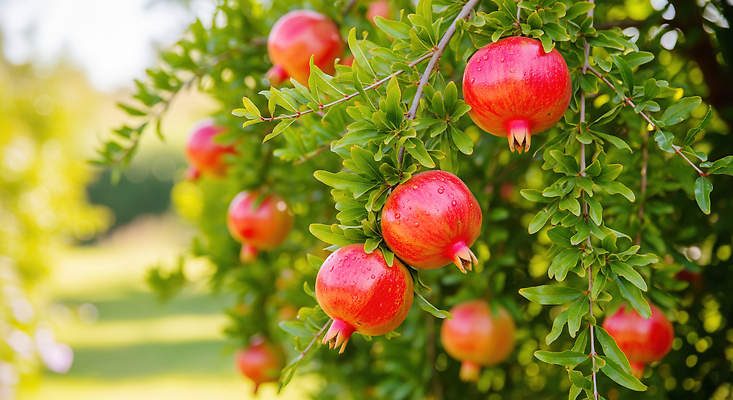 JPG 나무 식물 편집이미지 열매 과일 자연 가지 풍경 초록색 여름 햇빛 농장 정원 수확 과수원 석류 편집실사 AI포토 AI콘텐츠 계절 컬러 농업 채소 태양 CG 생태계 파일형식