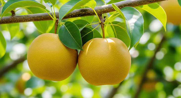 JPG 나무 편집이미지 잎 농업 과일 자연 가지 생활 여름 햇빛 노란색 환경 수확 성장 배 과수원 편집실사 AI포토 AI콘텐츠 식물 계절 산업 컬러 채소 태양 CG 생태계 파일형식