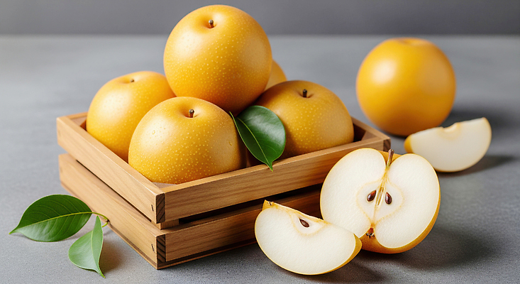 JPG 편집이미지 음식 과일 식재료 자연 건강 요리 여름 금색 신선 배 자르기 비타민 편집실사 AI포토 AI콘텐츠 계절 컬러 모션 CG 생태계 영양소 파일형식