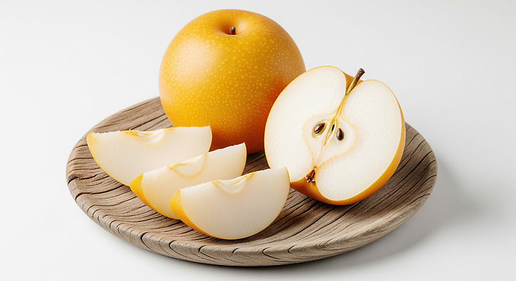 JPG 편집이미지 과일 디저트 건강 요리 노란색 사각형 식사 신선 배 달콤 나무접시 영양소 제철과일 편집실사 AI포토 AI콘텐츠 도형 접시 음식 컬러 맛 CG 제철 파일형식