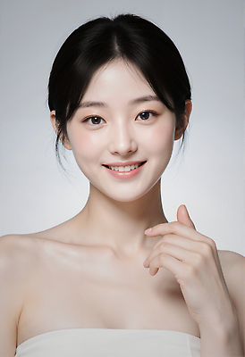 JPG 편집이미지 여자 감정 얼굴 손가락 미소 뷰티 평화 촬영 표현 만족 턱 청순 의료성형뷰티 편집실사 AI인물포토 AI콘텐츠 손 컨셉 표정 사람 신체부위 CG 파일형식 AI포토