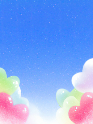 JPG 모양 구름 행복 감정 컬러 일러스트 가족 하늘 사랑 이벤트 야외 장식 여름 축제 심플 풍선 파스텔 생동감 국내일러스트 AI일러스트 AI콘텐츠 자연요소 계절 관계 학용품 파일형식