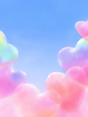 JPG 구름 감정 물결 분홍색 컬러 일러스트 자연 하늘 풍경 거품 꿈 로맨틱 하트 순수 부드러움 파스텔 뷰티풀 상상력 환상 국내일러스트 AI일러스트 AI콘텐츠 자연요소 모양 컨셉 학용품 감각 생태계 파일형식