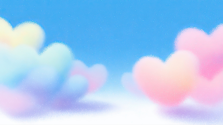 JPG 구름 감정 예술 컬러 일러스트 상상 자연 하늘 날씨 사랑 풍경 평화 희망 꿈 마음 부드러움 뷰티풀 환상 차분 국내일러스트 AI일러스트 AI콘텐츠 자연요소 컨셉 감각 생태계 파일형식