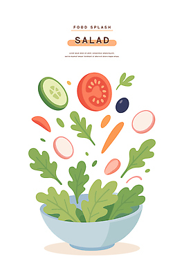 음식 컬러 채소 일러스트 재료 자연 건강 요리 공중 식사 샐러드 신선 화려 신선도 국내일러스트 AI파일 영양군 컨셉 경상북도 생태계 파일형식 벡터