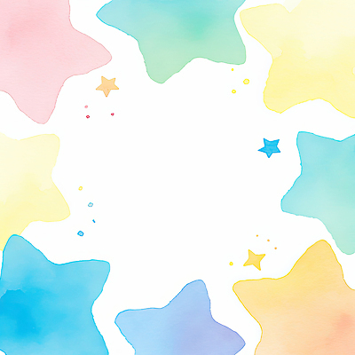 JPG 디자인 별 예술 컬러 백그라운드 일러스트 색연필 수채화 장식 화려 분위기 부드러움 조화 상상력 창의력 아기자기 국내일러스트 AI일러스트 AI콘텐츠 자연요소 컨셉 학용품 감각 파일형식