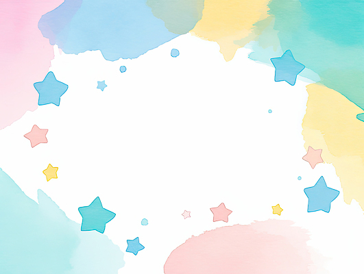 JPG 디자인 별 예술 컬러 백그라운드 일러스트 수채화 따뜻함 장식 고요 모던 부드러움 감성 파스텔 뷰티풀 창의성 아기자기 국내일러스트 AI일러스트 AI콘텐츠 자연요소 컨셉 학용품 감각 파일형식