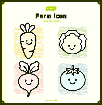 식물 캐릭터 디자인 컬러 토마토 채소 일러스트 자연 건강 농장 귀여움 당근 무 양배추 국내일러스트 AI파일 컨셉 농업 뿌리채소 생태계 파일형식 벡터