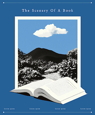 PSD 구름 여행 일러스트 상상 자연 하늘 휴식 산 풍경 해변 일상 책 독서 정원 탐험 편안함 페이지 뷰티풀 영감 창의성 국내일러스트 자연요소 바다 컨셉 라이프 감각 생태계 파일형식