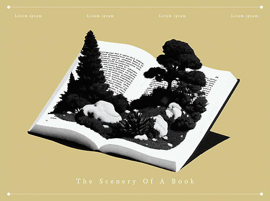 PSD 나무 식물 디자인 예술 일러스트 자연 아이디어 풍경 책 독서 탐험 돌_바위 찡그림 그림 조화 독창 상상력 창의력 국내일러스트 컨셉 표정 생태계 파일형식