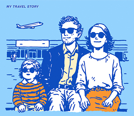 행복 아들 여행 일러스트 가족 남편 비행기 풍경 일상 선글라스 아내 공항 즐거움 준비 출발 순간 국내일러스트 AI파일 감정 안경 컨셉 관계 항공교통 교통시설 대중교통 라이프 파일형식 벡터