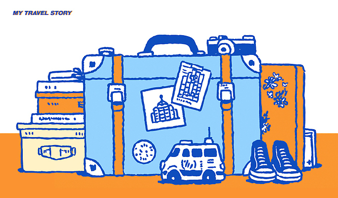 여행 가방 일러스트 관광지 여행객 탐험 추억 오브젝트 여행용품 수납 여행준비 국내일러스트 AI파일 잡화 컨셉 사람 준비 파일형식 벡터