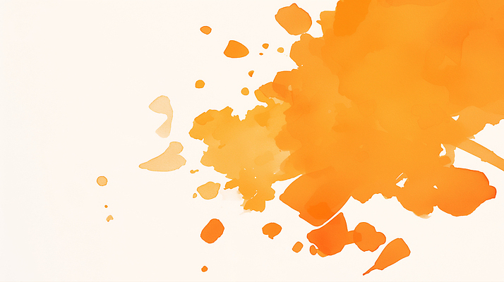 JPG 모양 디자인 예술 컬러 백그라운드 패턴 일러스트 수채화 주황색 물감 표현 얼룩 혼합 크기 그림 뷰티풀 색채 창의성 국내일러스트 AI일러스트 AI콘텐츠 무늬 미술도구 파일형식