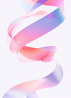 JPG 모양 디자인 리본 예술 컬러 백그라운드 일러스트 추상 공중 매력적 소용돌이 춤 유연 그림 부드러움 조화 뷰티풀 색감 풍요 국내일러스트 AI일러스트 AI콘텐츠 컨셉 무늬 문화예술 회오리 감각 파일형식