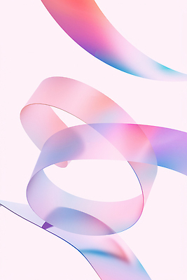 JPG 모양 디자인 리본 예술 컬러 백그라운드 곡선 일러스트 장식 흐름 고급 모던 부드러움 감성 그라데이션 조화 뷰티풀 색채 창의력 국내일러스트 AI일러스트 AI콘텐츠 선 컨셉 감각 파일형식