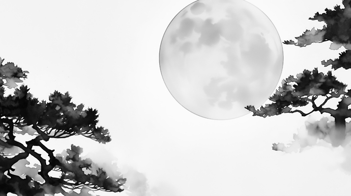 JPG 나무 일러스트 자연 하늘 생명 고대문명 수묵화 풍경 평화 고요 안개 보름달 소나무 생태 밤 숲 신비 땅 달빛 그림 조용 감성 뷰티풀 국내일러스트 AI일러스트 AI콘텐츠 식물 컨셉 날씨 미술 견과류 달 생태계 파일형식