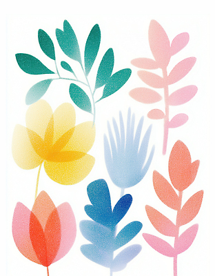 JPG 식물 디자인 꽃 예술 컬러 백그라운드 패턴 일러스트 자연 그래픽 장식 그림 조화 조형 뷰티풀 생동감 창의력 국내일러스트 AI일러스트 AI콘텐츠 무늬 생태계 파일형식