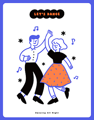 커플 행복 감정 음악 포즈 일러스트 모션 취미 파티 댄서 만남 표현 춤 사회 밤 즐거움 장면 리듬 스타일 워크숍 국내일러스트 AI파일 직업 컨셉 비즈니스 관계 문화예술 이벤트 견과류 공동체 파일형식 벡터