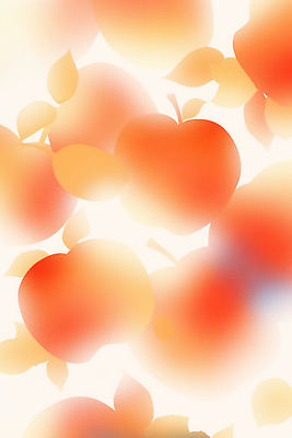 JPG 식물 물결 컬러 잎 과일 일러스트 자연 따뜻함 풍경 여름 햇빛 농장 수확 성장 원형 사과 과수원 조화 흐림 뷰티풀 국내일러스트 AI일러스트 AI콘텐츠 도형 계절 농업 날씨 태양 생태계 파일형식