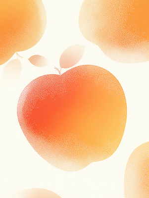 JPG 디자인 예술 컬러 백그라운드 패턴 과일 일러스트 추상 따뜻함 그래픽 인테리어 디지털 사과 인쇄 편안함 모던 질감 부드러움 조화 국내일러스트 AI일러스트 AI콘텐츠 무늬 감각 파일형식