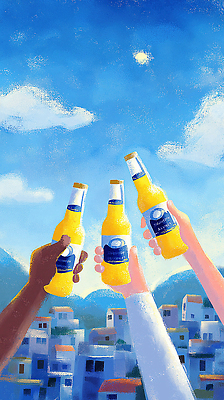 JPG 구름 손 음료 일러스트 자연 하늘 맥주 풍경 여러명 여름 햇빛 파티 기쁨 모임 축하 즐거움 상쾌 축배 소통 락페스티벌 국내일러스트 AI일러스트 AI콘텐츠 자연요소 계절 감정 다수 컨셉 주류 사람 이벤트 신체부위 태양 축제 생태계 파일형식