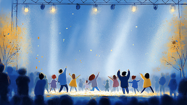 JPG 음악 일러스트 가족 모션 조명 이벤트 여러명 친구 축제 공연 에너지 무대 축하 춤 군중 연령 즐거움 주말 소통 공동체 락페스티벌 상호작용 국내일러스트 AI일러스트 AI콘텐츠 감정 다수 컨셉 관계 문화예술 사람 파일형식