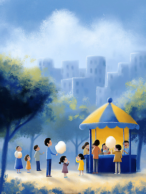 JPG 나무 공원 행복 어린이 일러스트 가족 모션 하늘 디저트 풍경 여름 소풍 노란색 도시 도심 추억 즐거움 락페스티벌 솜사탕 인기 줄서기 국내일러스트 AI일러스트 AI콘텐츠 식물 계절 공공시설 감정 음식 컬러 컨셉 관계 사람 야외활동 축제 파일형식