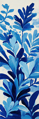 JPG 모양 식물 디자인 예술 선 컬러 백그라운드 잎 일러스트 자연 내부 장식 파란색 표현 벽화 그림 작품 식물원 창의성 국내일러스트 AI일러스트 AI콘텐츠 미술 생태계 파일형식