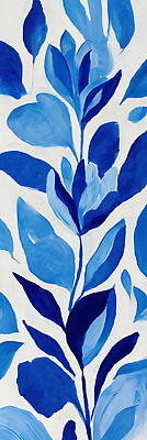 JPG 모양 식물 디자인 꽃 예술 잎 일러스트 자연 아이디어 미술 장식 파란색 배열 그림 캔버스 색감 색채 창작 국내일러스트 AI일러스트 AI콘텐츠 컬러 컨셉 문화예술 생태계 파일형식