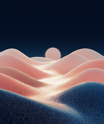 JPG 편집이미지 실루엣 모래 컬러 곡선 자연 하늘 그림자 풍경 빛 태양 평화 고요 저녁 언덕 뷰티풀 이미지편집 AI컴퓨터그래픽 AI콘텐츠 자연요소 선 컨셉 촬영기법 야간 생태계 파일형식