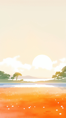 JPG 나무 감정 호수 여유 여행 일러스트 자연 하늘 그림자 풍경 일상 반사 평화 고요 일몰 수면 뷰티풀 풍경화 국내일러스트 AI일러스트 AI콘텐츠 식물 컨셉 라이프 물 노을 그림 생태계 파일형식